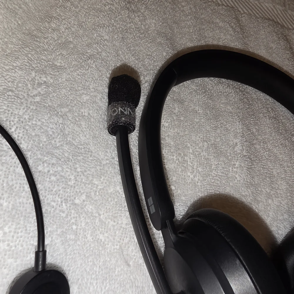 Microsoft Black Wired Headset